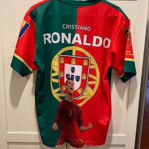 Youth XL Cristiano Ronaldo v-neck soccer jersey